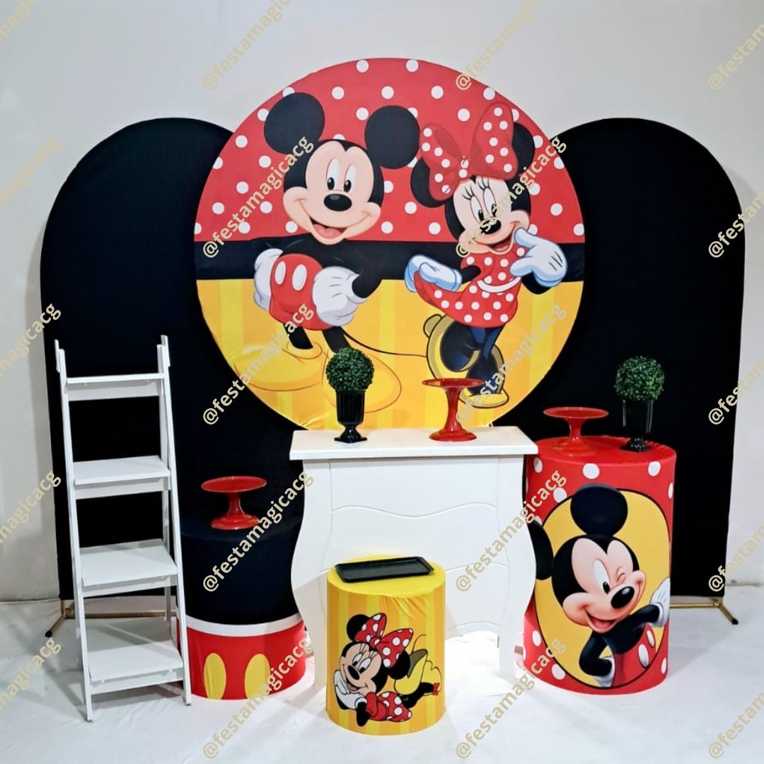 K4 Mickey E Minnie (Preto) - Olivete Filgueira