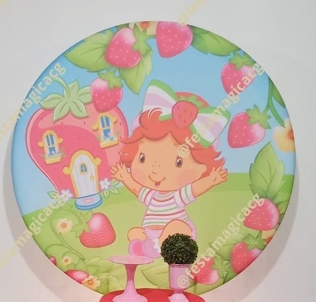 Painel Moranguinho Baby - Olivete Filgueira