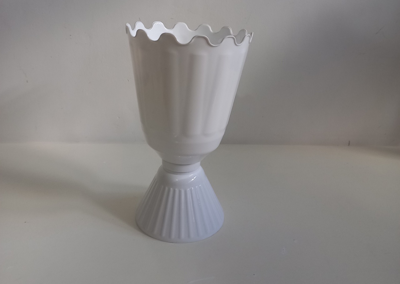 Vaso Sianinha Branca - Olivete Filgueira