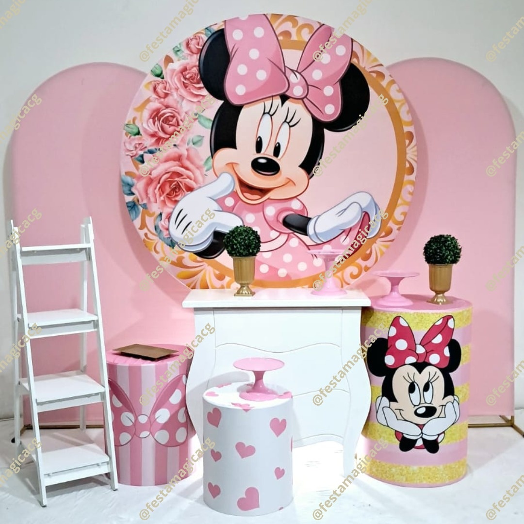 K4 Minnie Rosa E Dourado - Olivete Filgueira