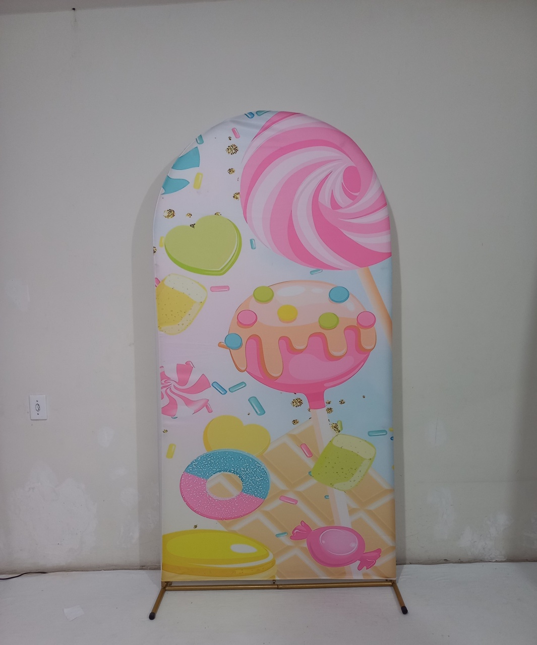 Painel Romano Tema Doces - Olivete Filgueira