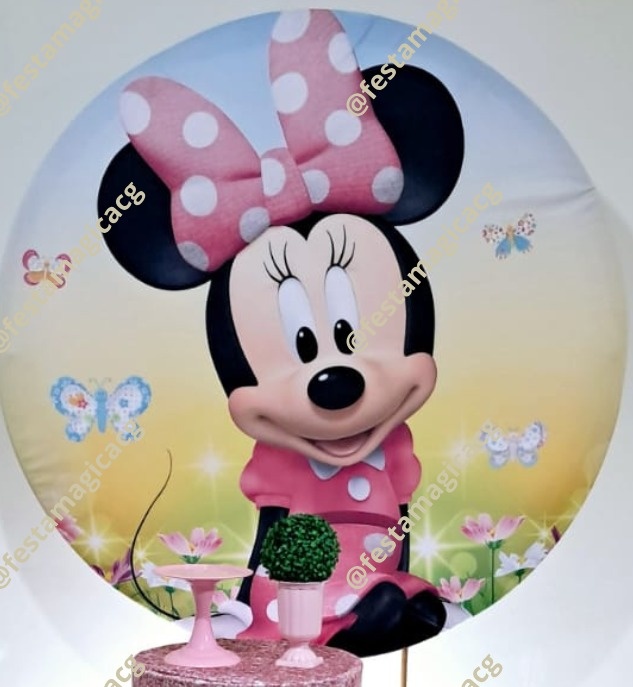 Capa de Painel Minnie Rosa - Olivete Filgueira
