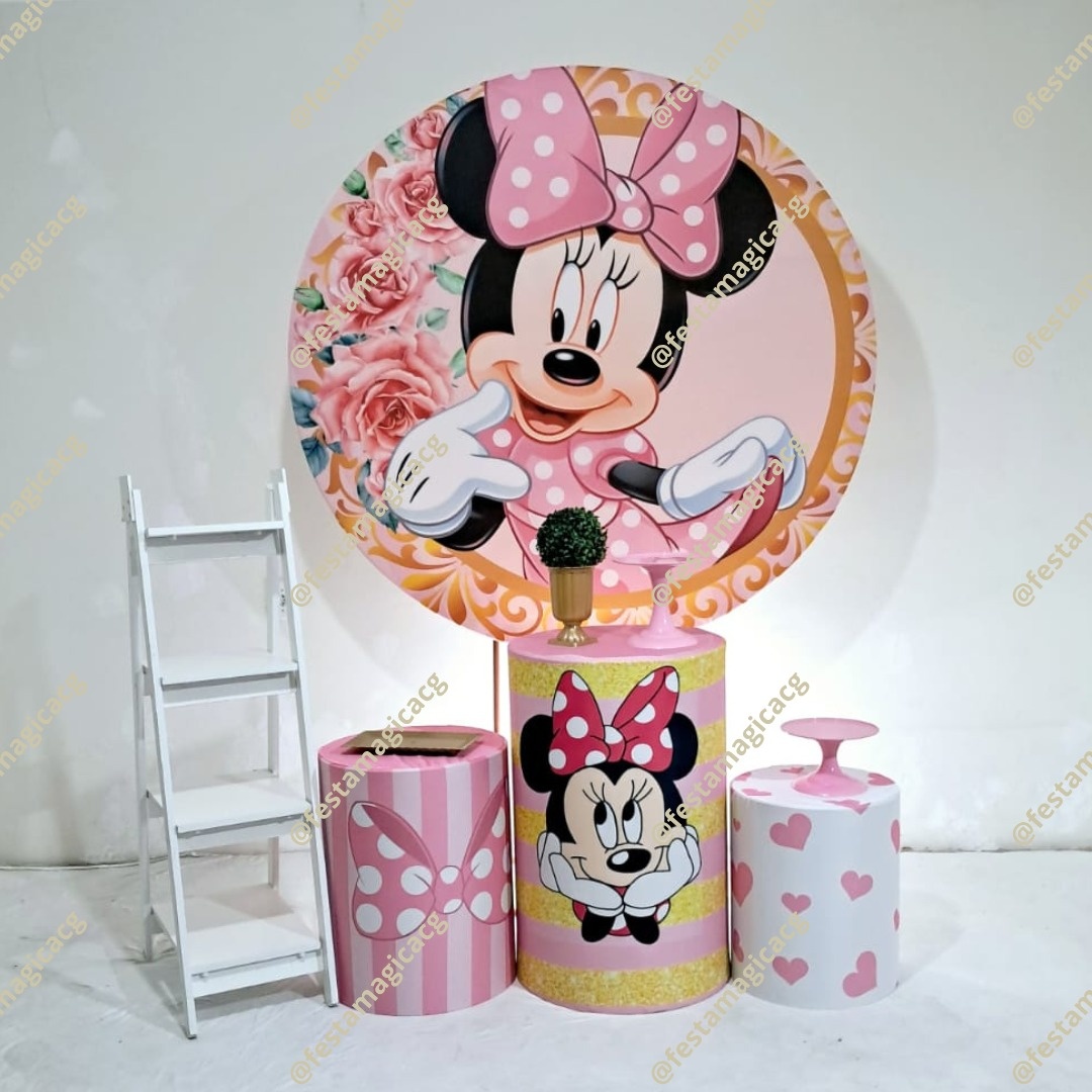 K1 Minnie Rosa E Dourado - Olivete Filgueira