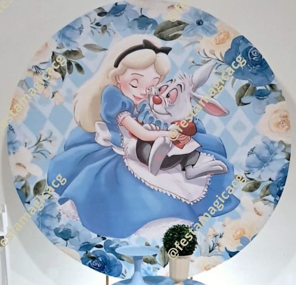 Painel Alice No Pais das Maravilhas - Olivete Filgueira