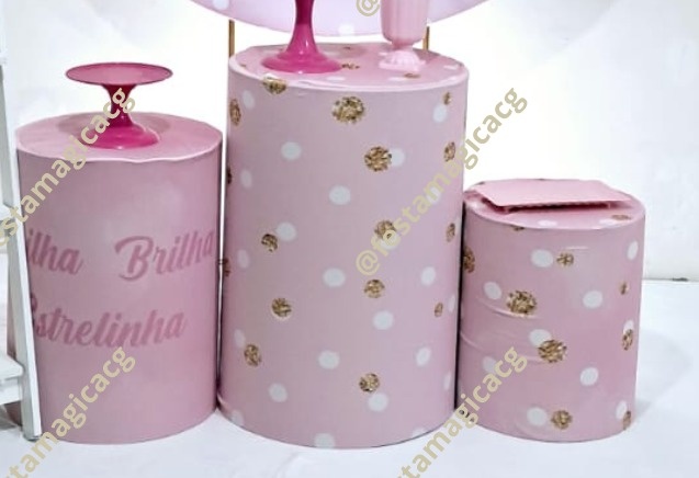 Capa de Cilindro Brilha Brilha Estrelinha  - Olivete Filgueira