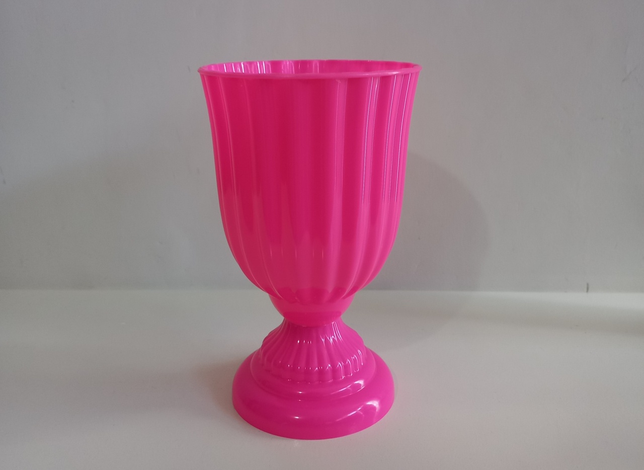 Vaso de Planta Dubai P Pink Neon  - Olivete Filgueira