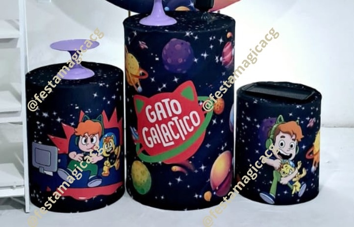 Capa de Cilindro Gato Galatico - Olivete Filgueira