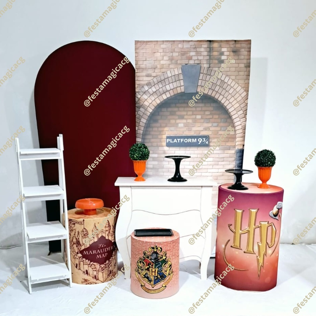 K3 Harry Potter Retangular 2  - Olivete Filgueira