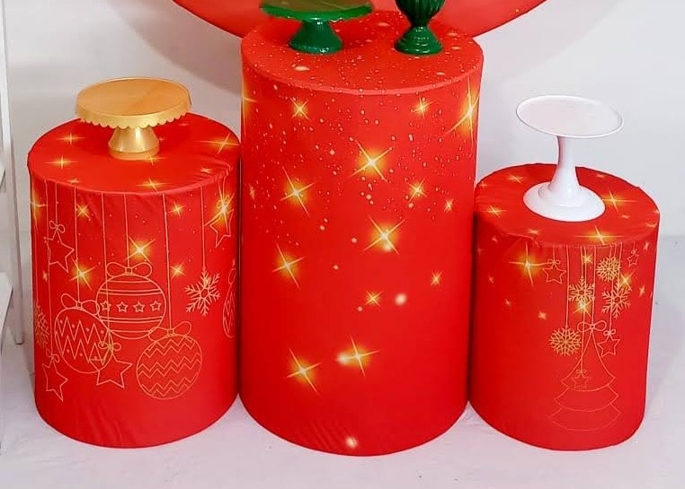 Capa Cilindros Feliz Natal Samambaias - Olivete Filgueira