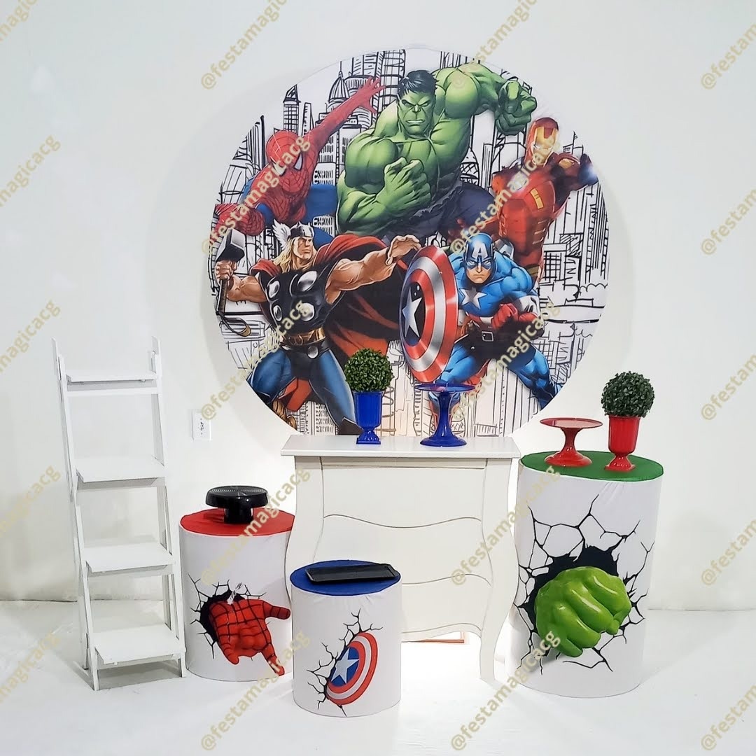 K2 Vingadores Fundo Branco - Olivete Filgueira