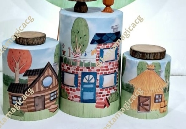 Cilindro 3 Porquinhos - Olivete Filgueira