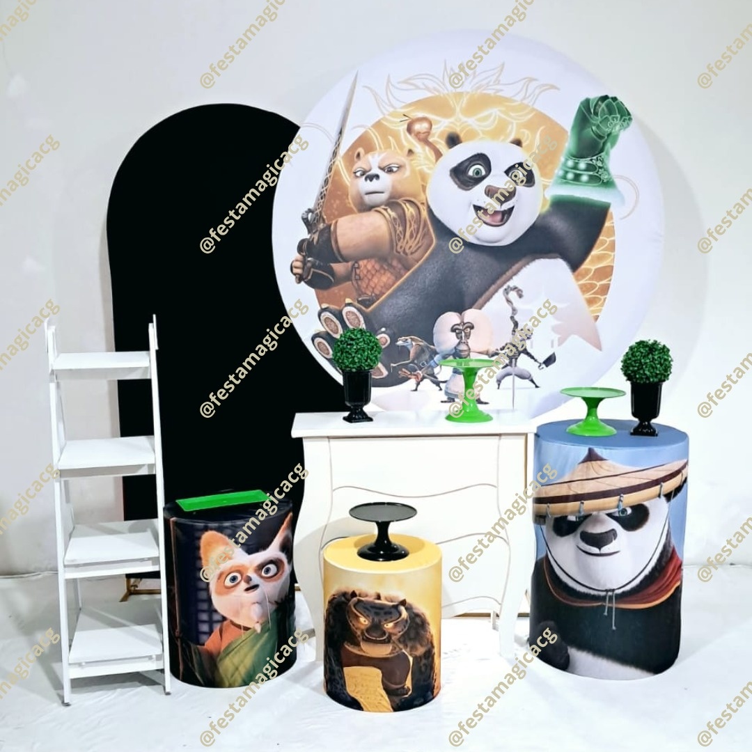 K3 Kung Fu Panda (Preto) - Olivete Filgueira