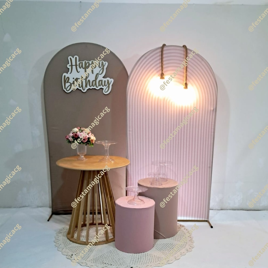 K2 Adulto Happy Birthday (Rose E Champanhe)  - Olivete Filgueira