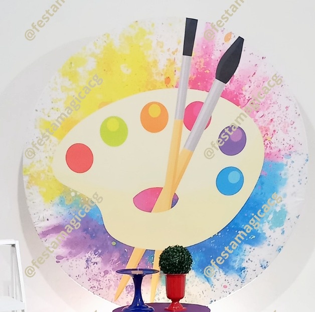 Painel Aquarela - Olivete Filgueira