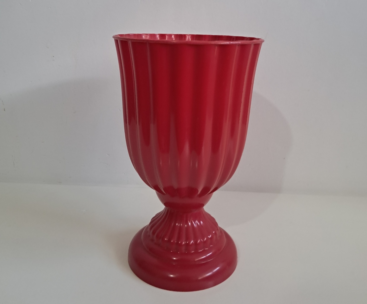 Vaso de Planta Dubai P Vermelho  - Olivete Filgueira