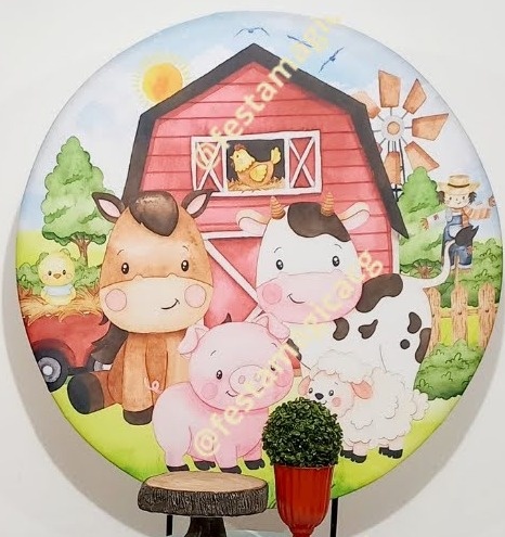 Painel Fazendinha Vermelha - Olivete Filgueira