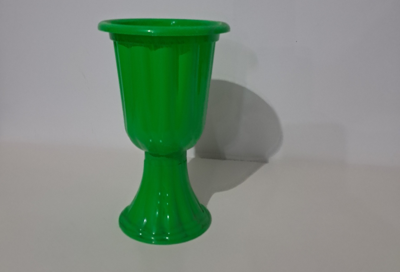 Vaso Concha Verde Neon - Olivete Filgueira