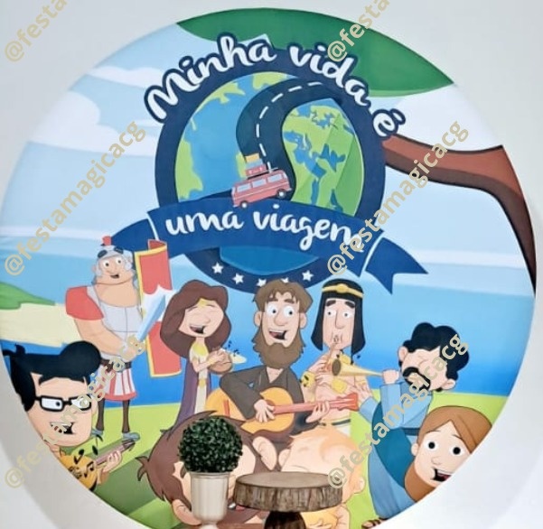 Painel Minha Vida É Uma Viagem - Olivete Filgueira