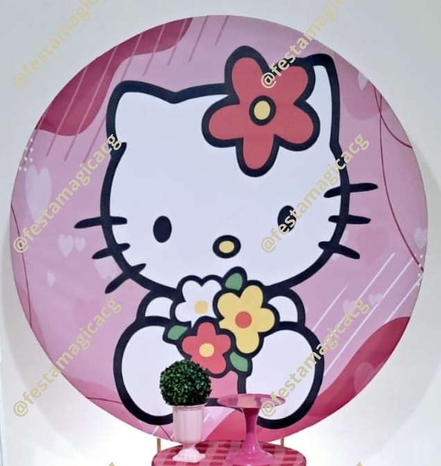 Capa Painel Hello Kitty 2 - Olivete Filgueira
