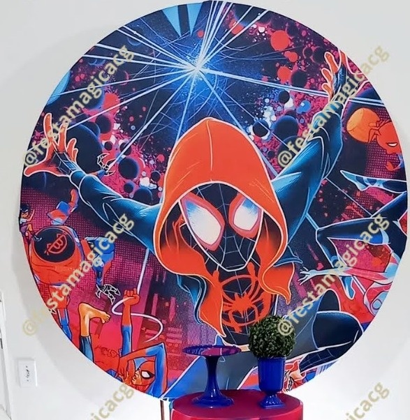 Painel Homem Aranha No Aranhaverso - Olivete Filgueira