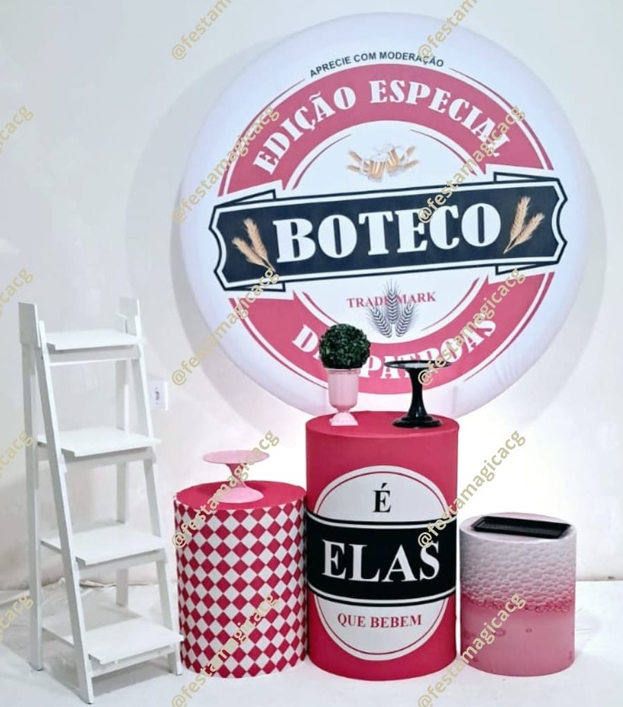Kit 1 Boteco Rosa  - Olivete Filgueira