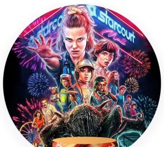 Capa Painel 150 Stranger Things  - Olivete Filgueira