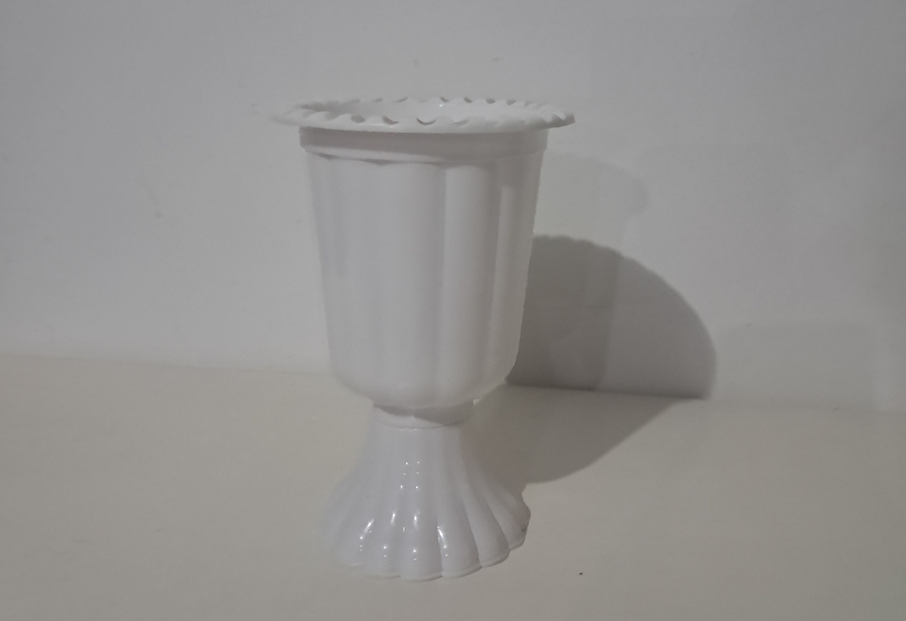 Vaso Concha Branco - Olivete Filgueira