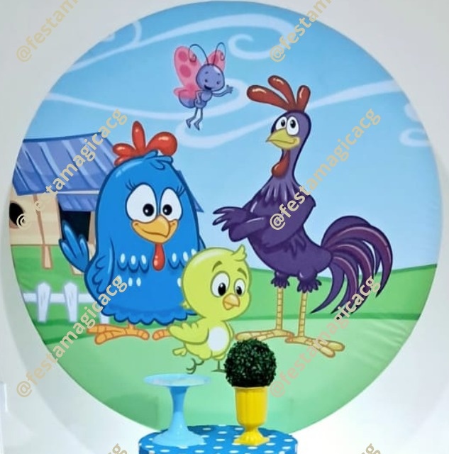 Painel Galinha Pintadinha - Olivete Filgueira