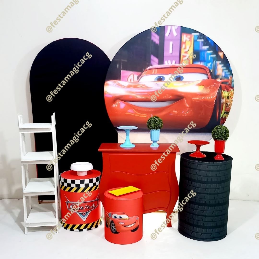 Kit 3 Carro Macquem  - Olivete Filgueira