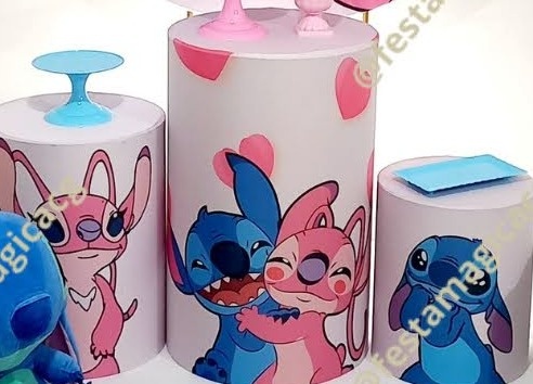 Capas dos Cilindros Stich E Angel 1 - Olivete Filgueira