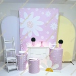 K4 Margarida Rosa Retangular - imagem 2