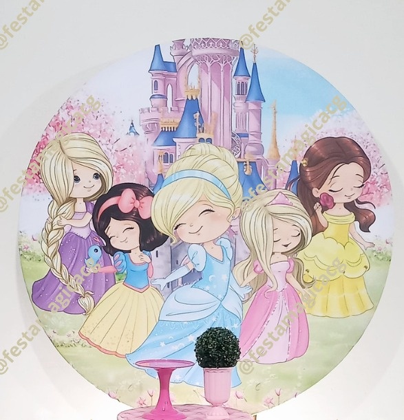 Painel Princesas Baby - Olivete Filgueira