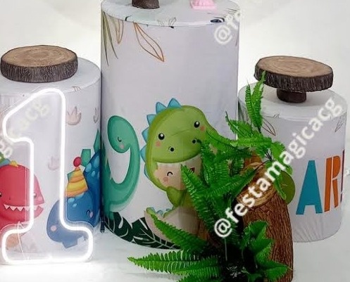 Capas Cilindros Dino Roar - Olivete Filgueira