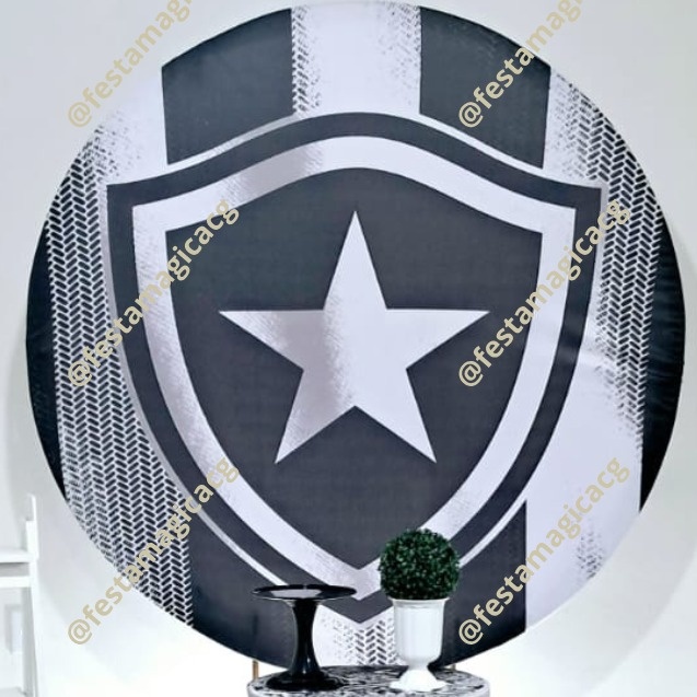 Capa de Painel Redondo Botafogo  - Olivete Filgueira
