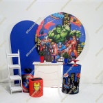 K3 Vingadores Fundo Azul - imagem 2
