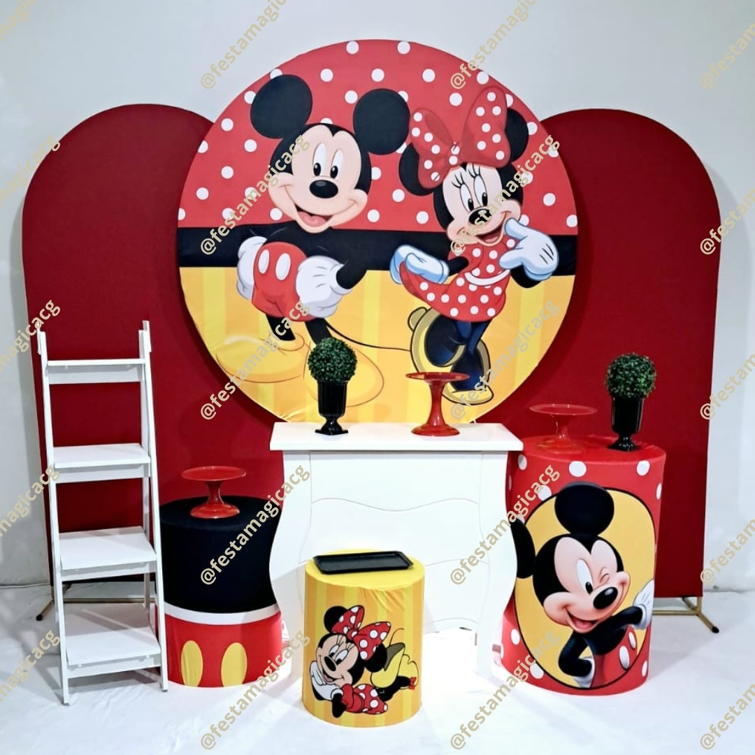 K4 Mickey E Minnie (Vermelho) - Olivete Filgueira