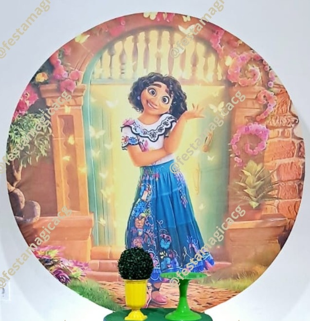 Capa de Painel Redondo Encanto - Olivete Filgueira