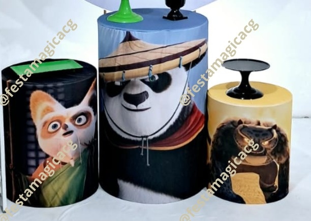 Capa Cilindro Kung Fu Panda  - Olivete Filgueira