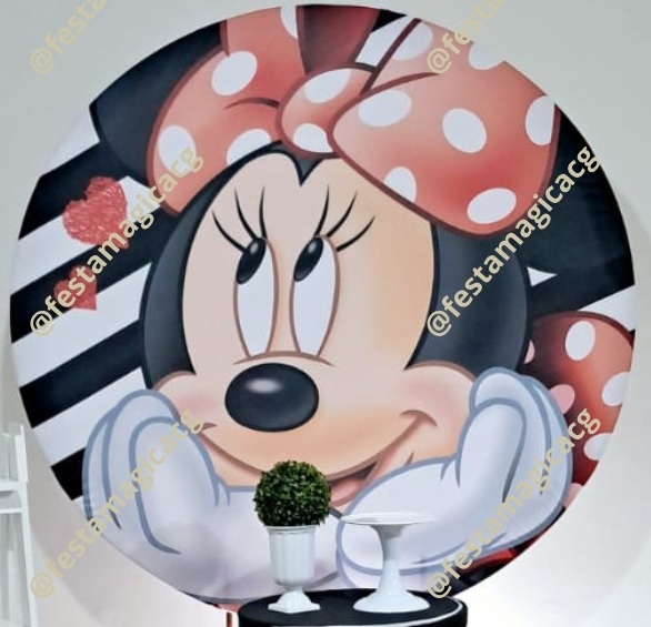 Painel Minnie Vermelha - Olivete Filgueira