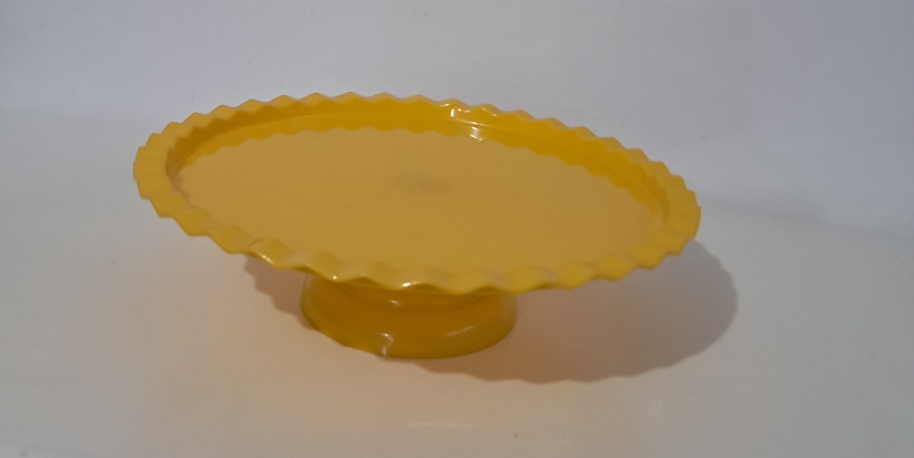 Bandeja Babado Baixo Amarelo - Olivete Filgueira