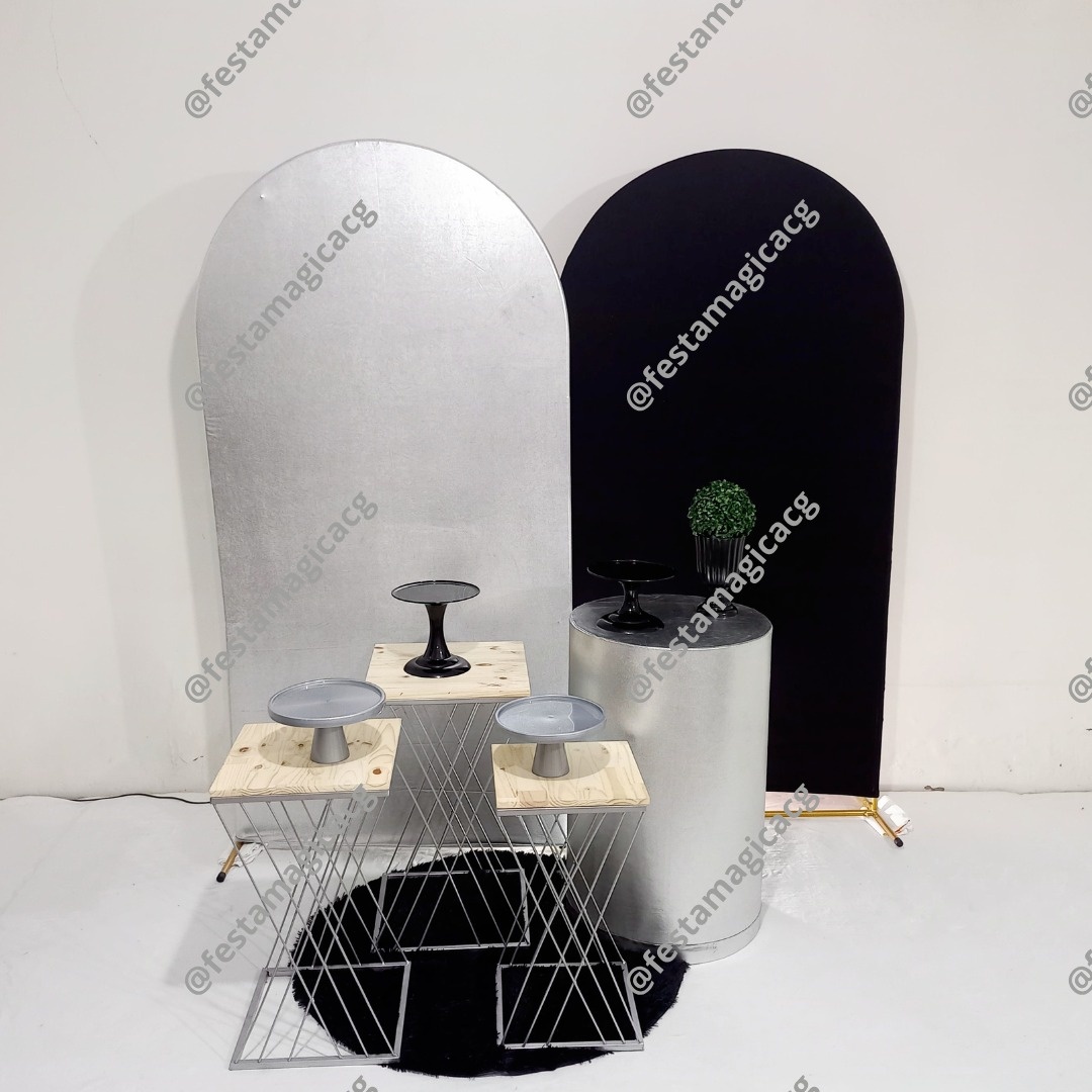Kit Adulto Preto E Prata - Olivete Filgueira