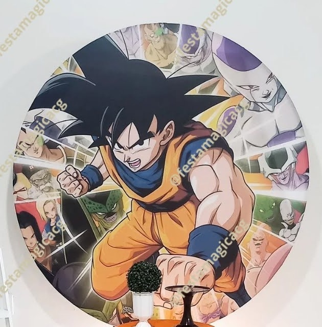 Painel Dragon Boll Jovem - Olivete Filgueira