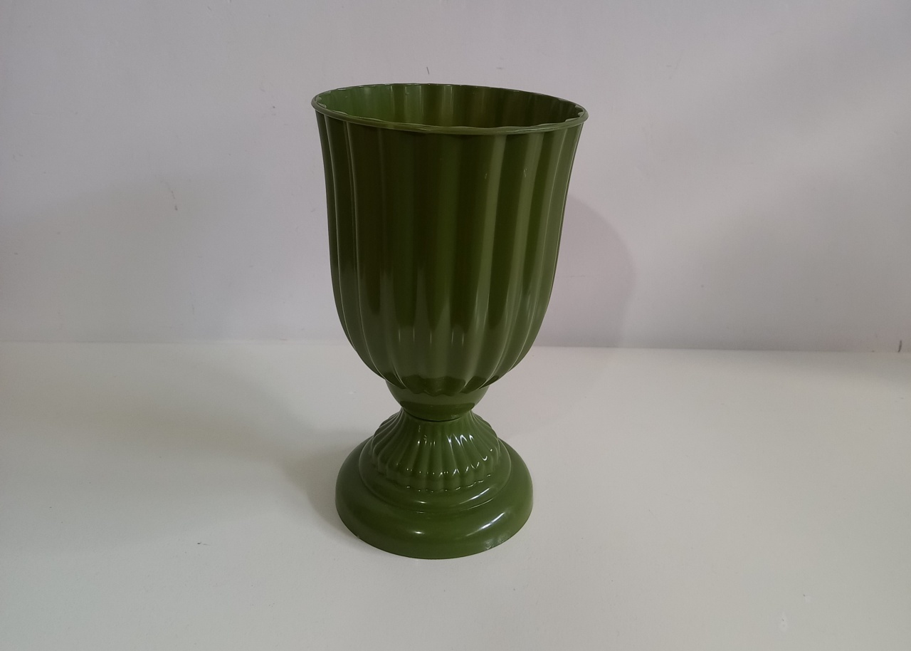 Vaso Dubai P Verde Exército  - Olivete Filgueira