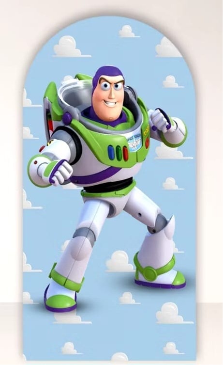 Painel Romano Tema Toy Story Buzz - Olivete Filgueira