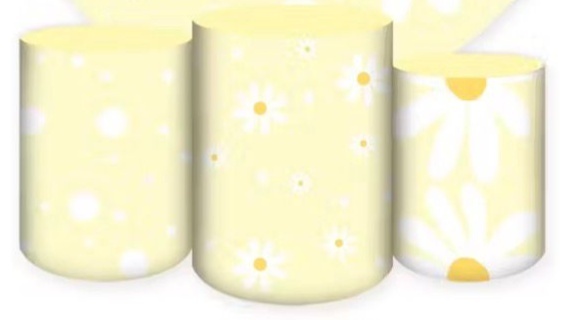 Cilindros Margarida Amarelo - Olivete Filgueira