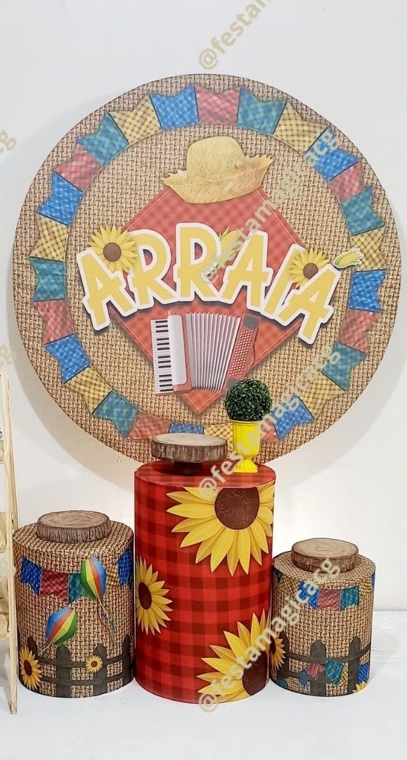 Kmini Arraia Girassol - Olivete Filgueira