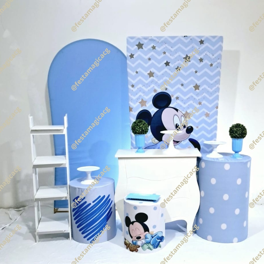 K3 Mickey Baby Retangular  - Olivete Filgueira