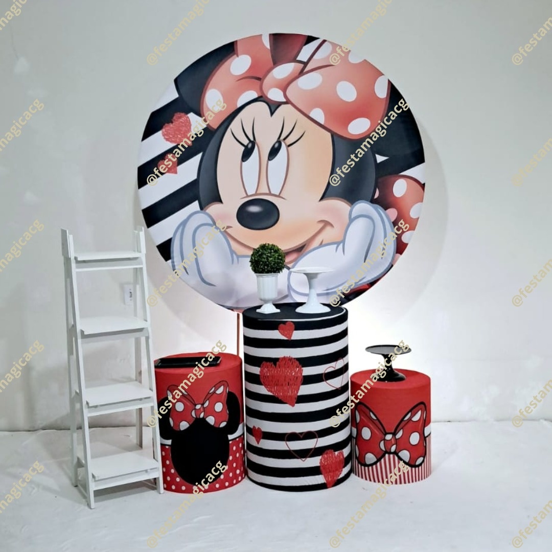 K1 Minnie Vermelha  - Olivete Filgueira
