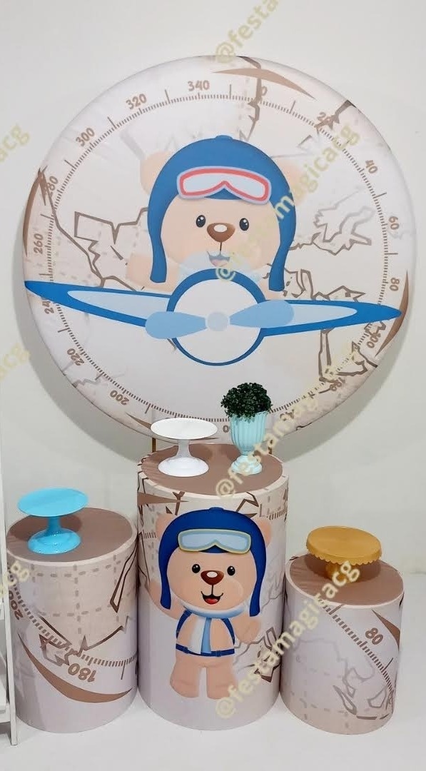 Kmini Ursinho Aviador - Olivete Filgueira