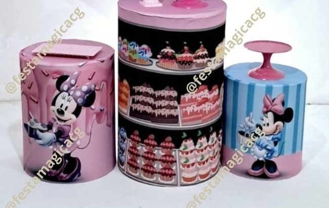 Cilindro Minnie Doces - Olivete Filgueira